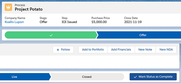Intuitive workflow diagram